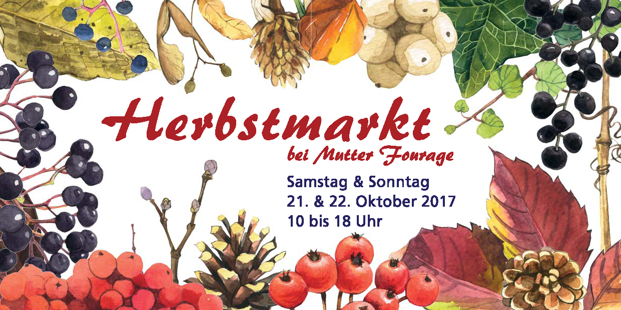 Hofcafé bei Mutter Fourage Herbstmarkt- 2017 Postkarte