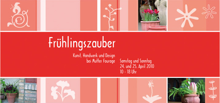 Postkarte Hofcafé Frühlingszauber 2010