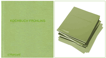 Hofcafé Kochbuch Frühling Titelseite
